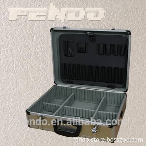 Portable handle Aluminum tools case tools box tool chest medical chest